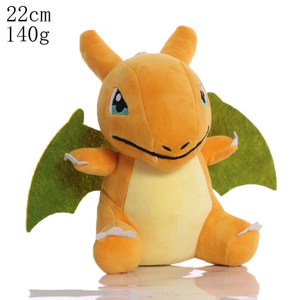 Orange and Green Stuffed Dragon Toy